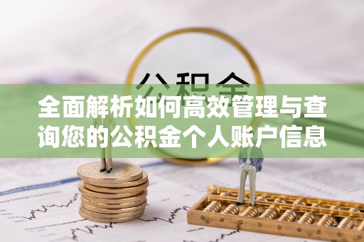 清涧全面解析如何高效管理与查询您的公积金个人账户信息